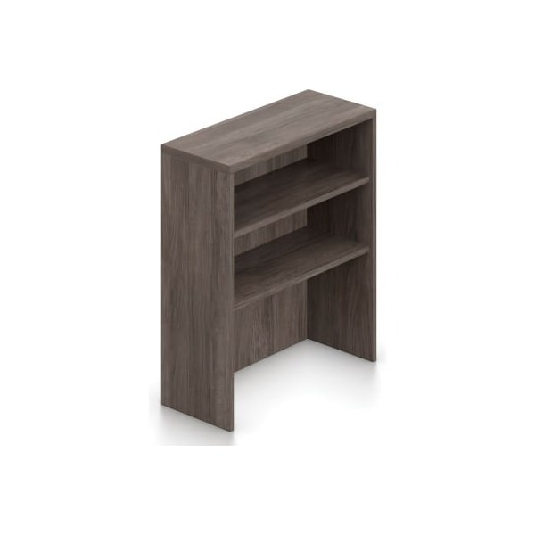 Gec Offices To Go Hutch Bookcase - 36"W x 15"D x 36"H - Artisan Gray SL36HO-AGL - main